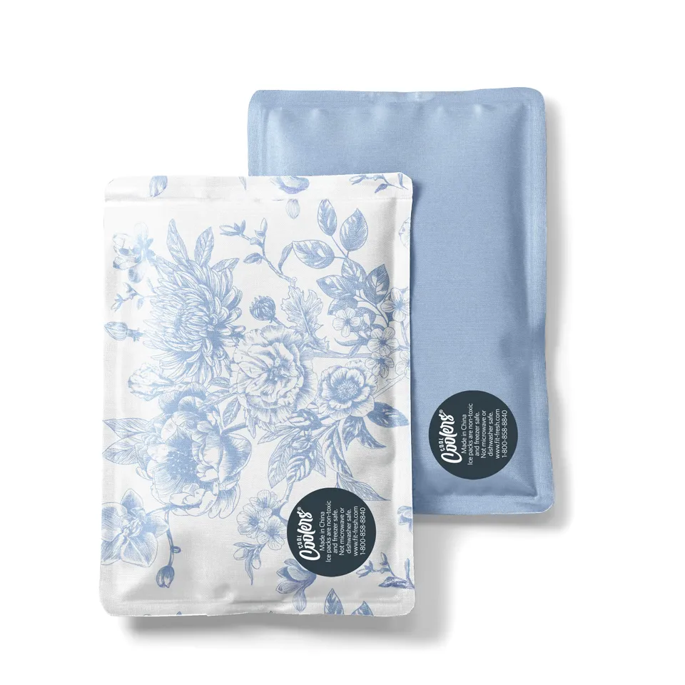 fit-fresh-cool-coolers-soft-ice-packs-2-pack-cornflower-blue-floral-toile-reusab image 1