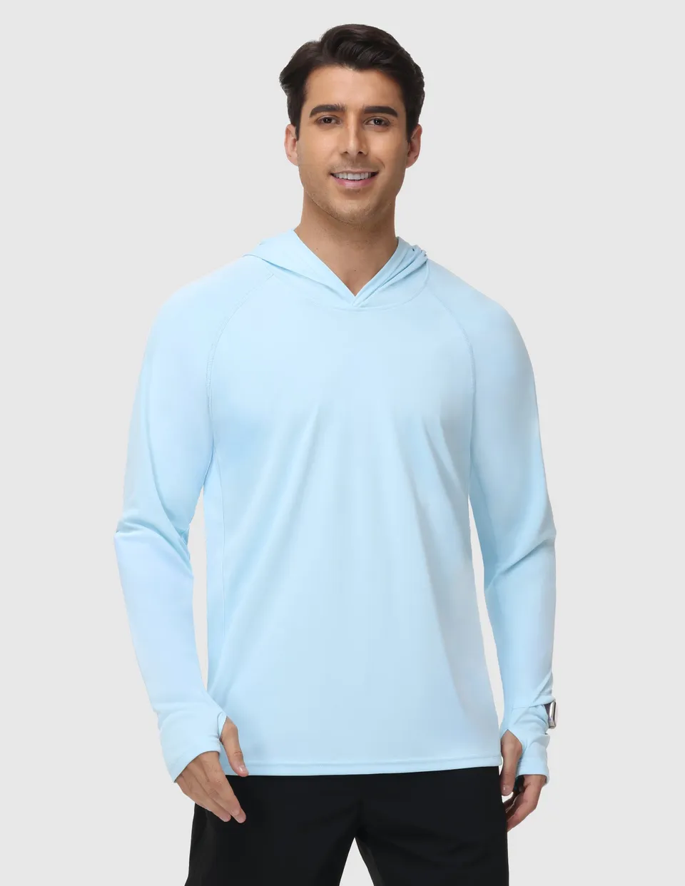 mier-tempocool-men-s-upf-50-performance-long-sleeve-running-hoodie image 1