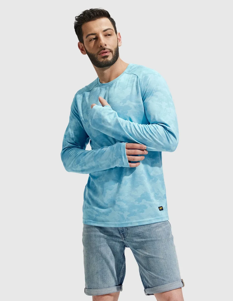 mier-men-s-paceguard-long-sleeve-shirt-upf-50-camo-performance-fishing-and-hikin image 1