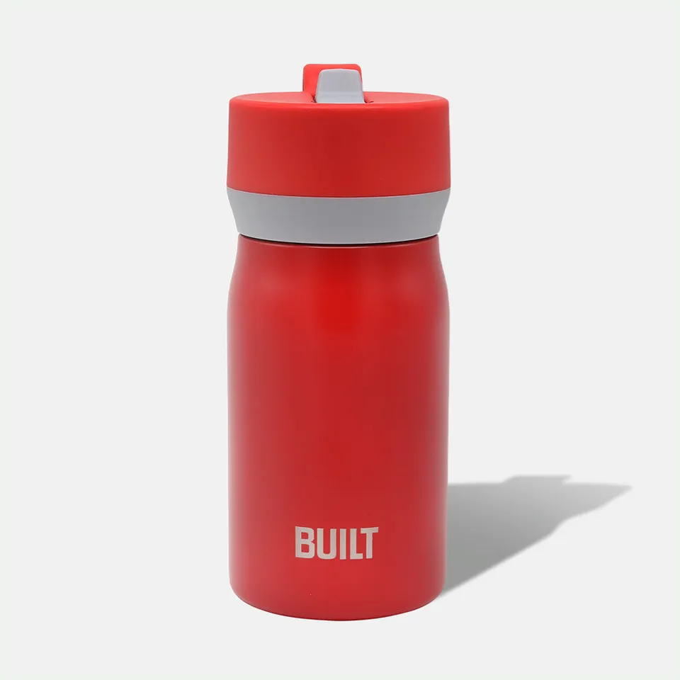 built-12oz-cascade-water-bottle-with-straw-lid-insulated-stainless-steel-leakpro image 1