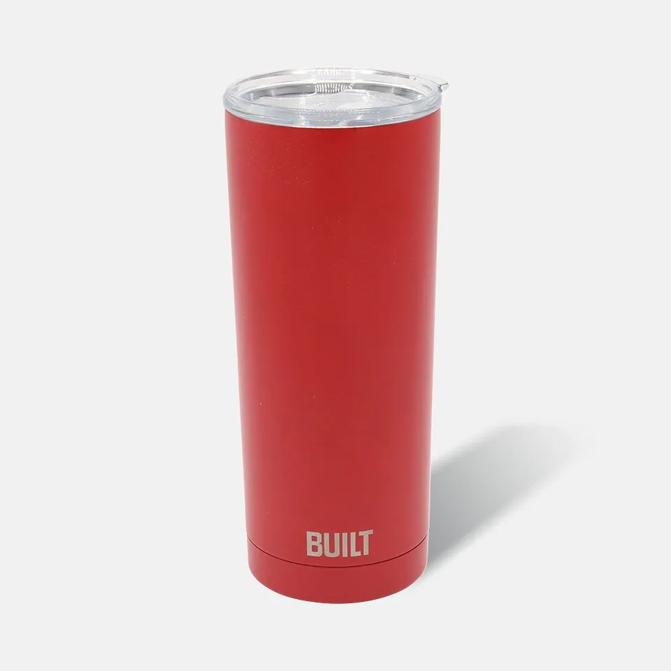 built-20oz-double-wall-stainless-steel-tumbler-one-slide-lid-cold-24-hours-hot-6 image 1