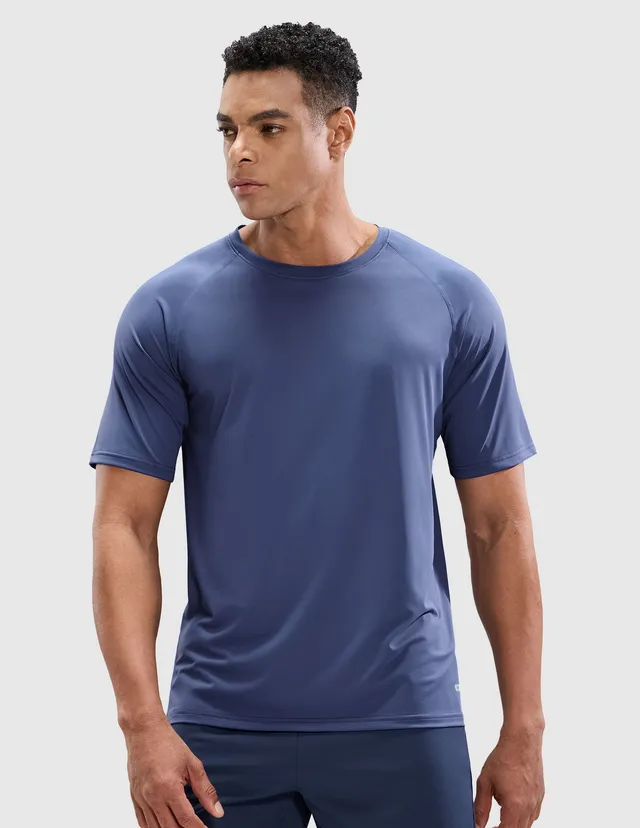 mier-breezerun-men-s-athletic-t-shirt-raglan-dry-fit-stretch-workout-tee image 1