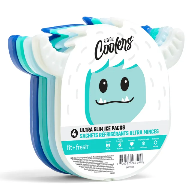 fit-fresh-cool-coolers-kids-shaped-ice-packs-yeti-2-pack-reusable-slim-lunch-box image 1