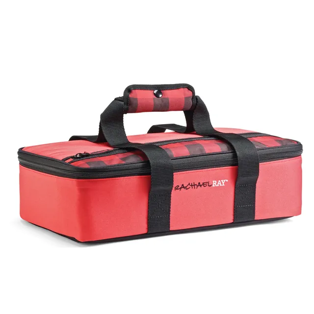 rachael-ray-by-fit-fresh-original-lasagna-lugger-red-buffalo-check-casserole-car image 1