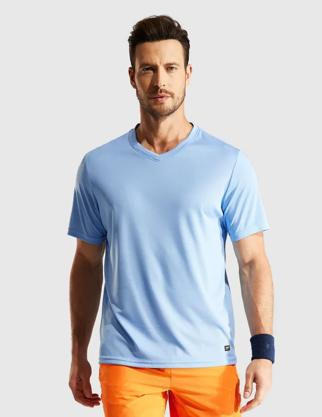 mier-men-s-sprintdry-recycled-v-neck-dry-fit-performance-t-shirt image 1