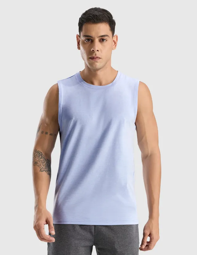 mier-x-sofort-men-s-ultra-soft-peached-performance-muscle-tank-cloud-knit-sleeve image 1