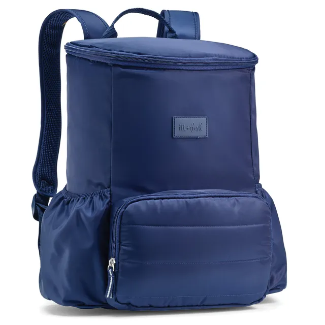 fit-fresh-izzy-24-can-backpack-cooler-midnight-blue-insulated-hands-free-soft-co image 1