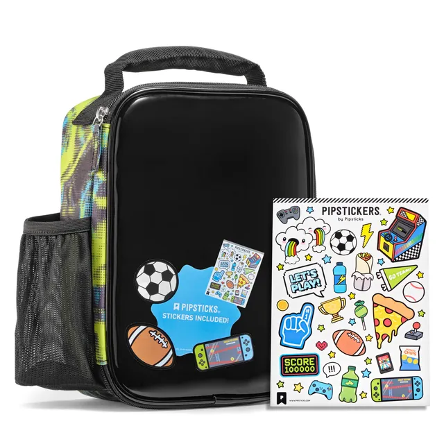 fit-fresh-x-pipsticks-sticker-kids-insulated-lunch-bag-with-exclusive-sticker-sh image 1