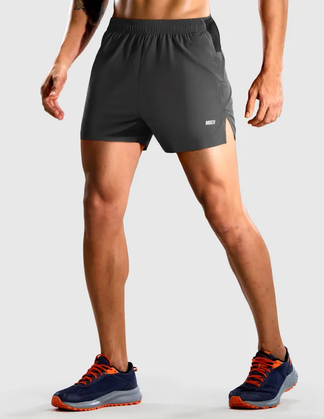 mier-limitless-men-s-3-5-running-shorts-with-breathable-liner-marathon-training- image 1