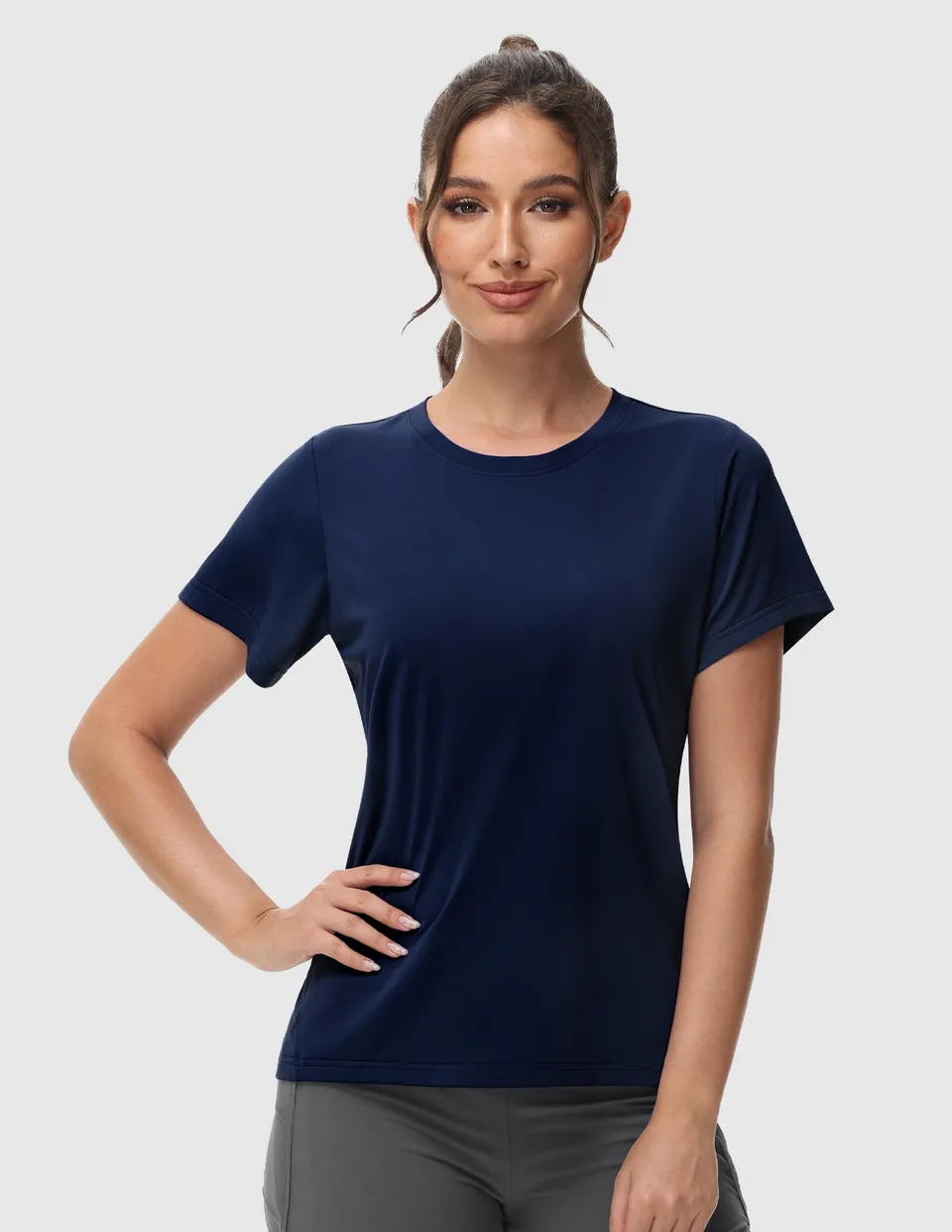 mier-breezerun-women-s-quick-dry-athletic-running-t-shirt image 1