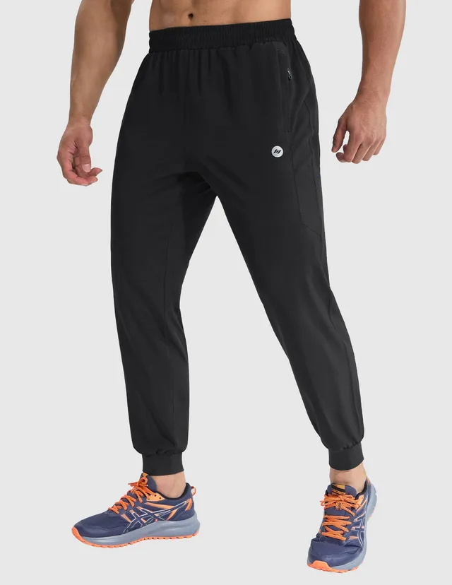 mier-men-s-sprintdry-joggers-lightweight-recycled-polyester-running-pants-with-w image 1