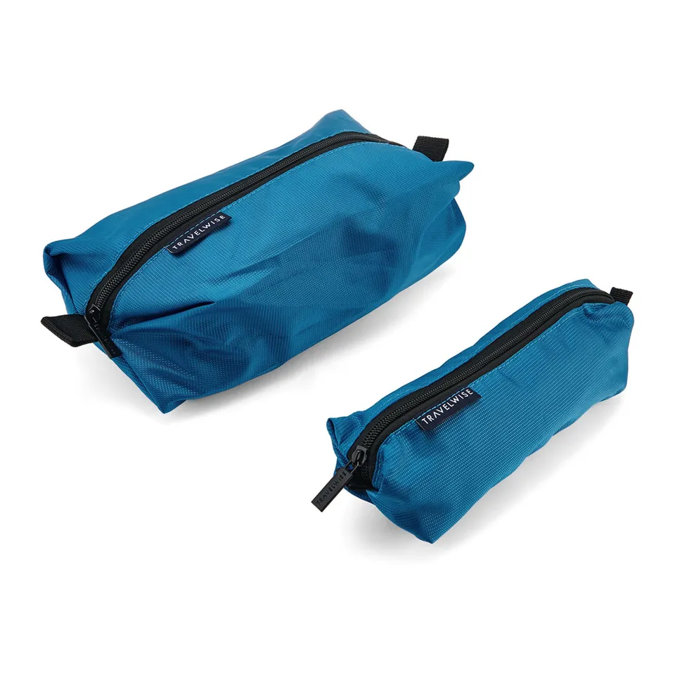 built-travelwise-2-piece-wrap-around-zip-toiletry-bag-set-durable-polyester-with image 1