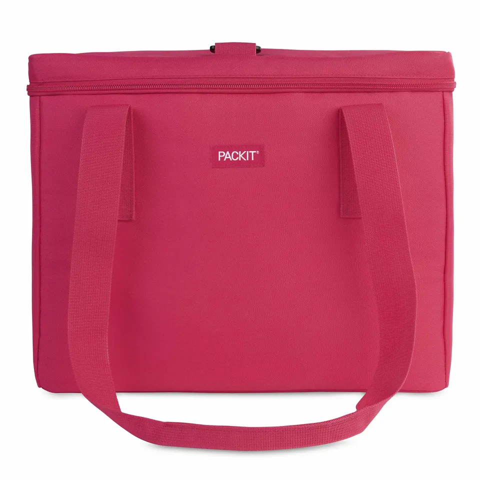 packit-freezable-market-tote-reusable-insulated-grocery-tote-bag-with-built-in-e image 1