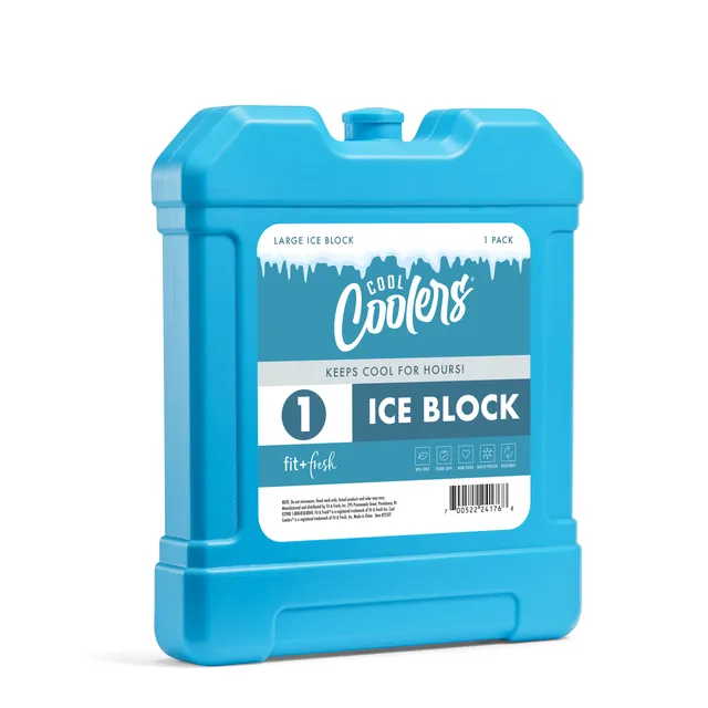 fit-fresh-cool-coolers-ice-block-blue image 1