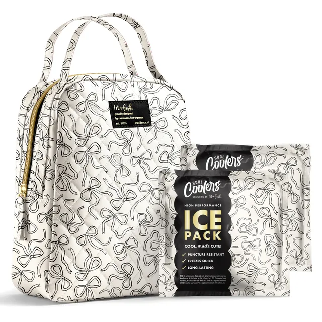 fit-fresh-bottle-beyond-insulated-baby-bottle-cooler-bag-sketched-bows-fits-3-bo image 1