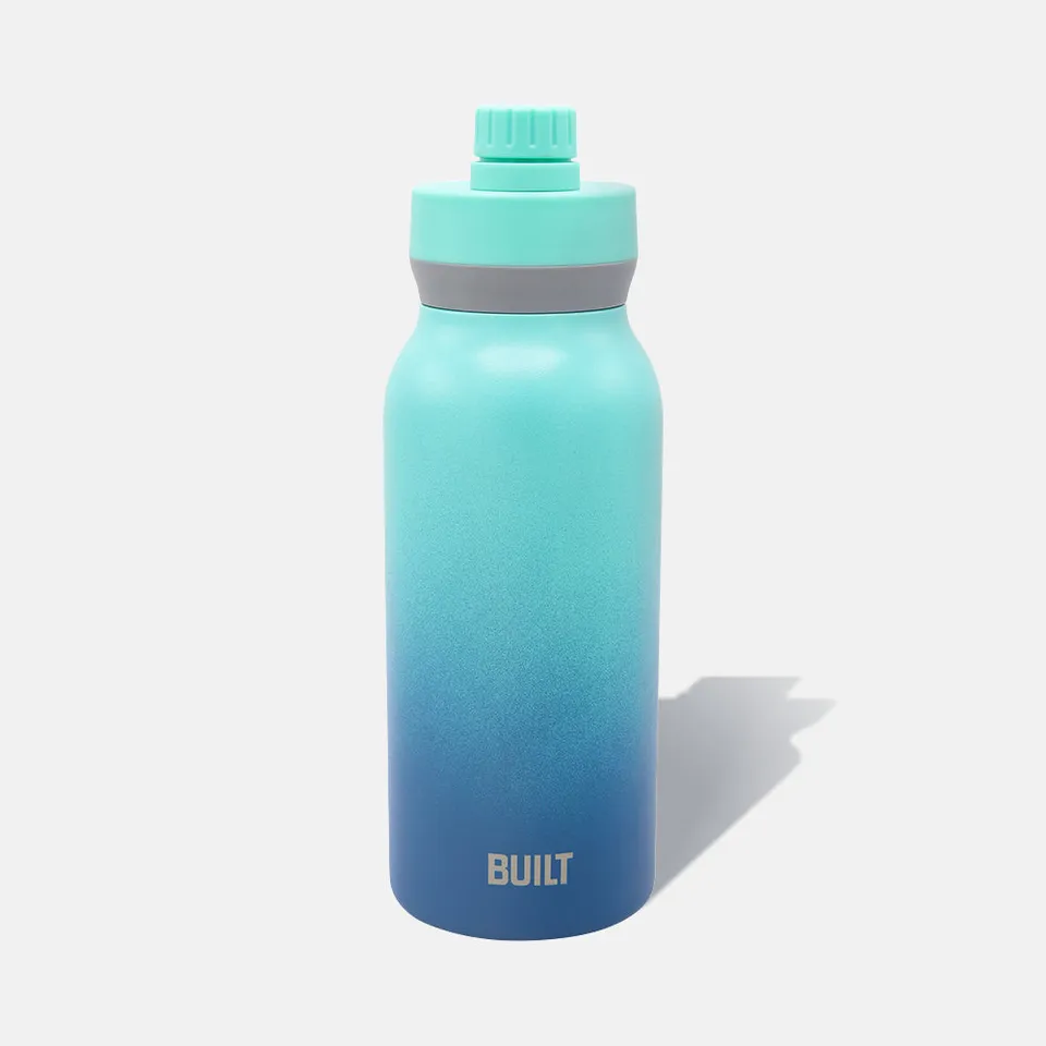 built-32oz-wide-mouth-cascade-stainless-steel-water-bottle-with-chug-lid image 1