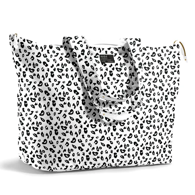 fit-fresh-all-the-things-xl-travel-tote-bag-micro-cheetah-22-x-18-x-12-extra-lar image 1