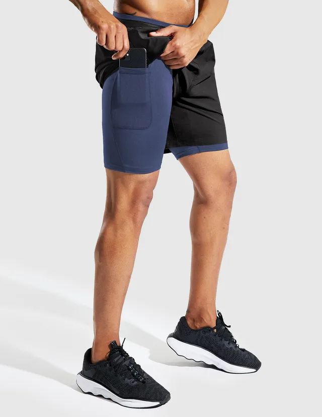 mier-men-s-sprintdry-2-in-1-running-shorts-5-with-phone-pocket-and-quick-dry-lin image 1