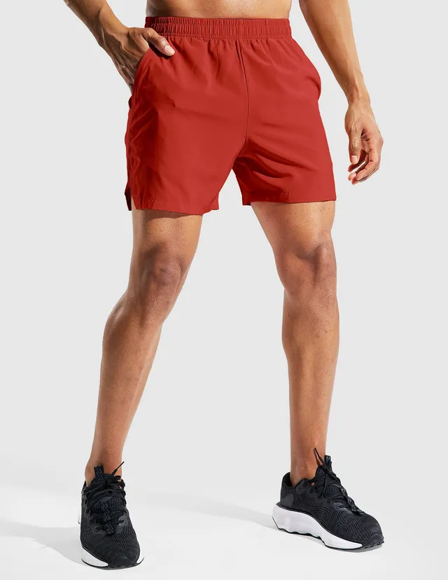 mier-pacelite-men-s-5-running-shorts-with-3-pockets-and-4-way-stretch-quick-dry- image 1