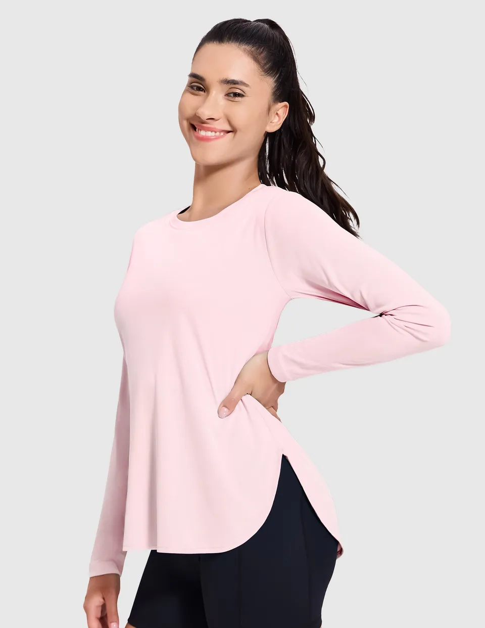 mier-repetek-tempocool-women-s-long-sleeve-running-shirt-with-upf-50 image 1