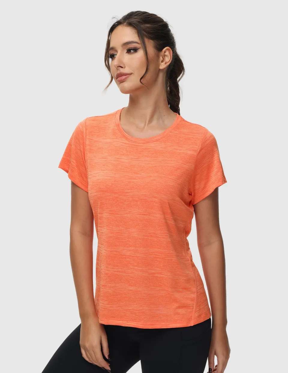mier-women-s-athletic-t-shirt-quick-dry-moisture-wicking-performance-tee image 1
