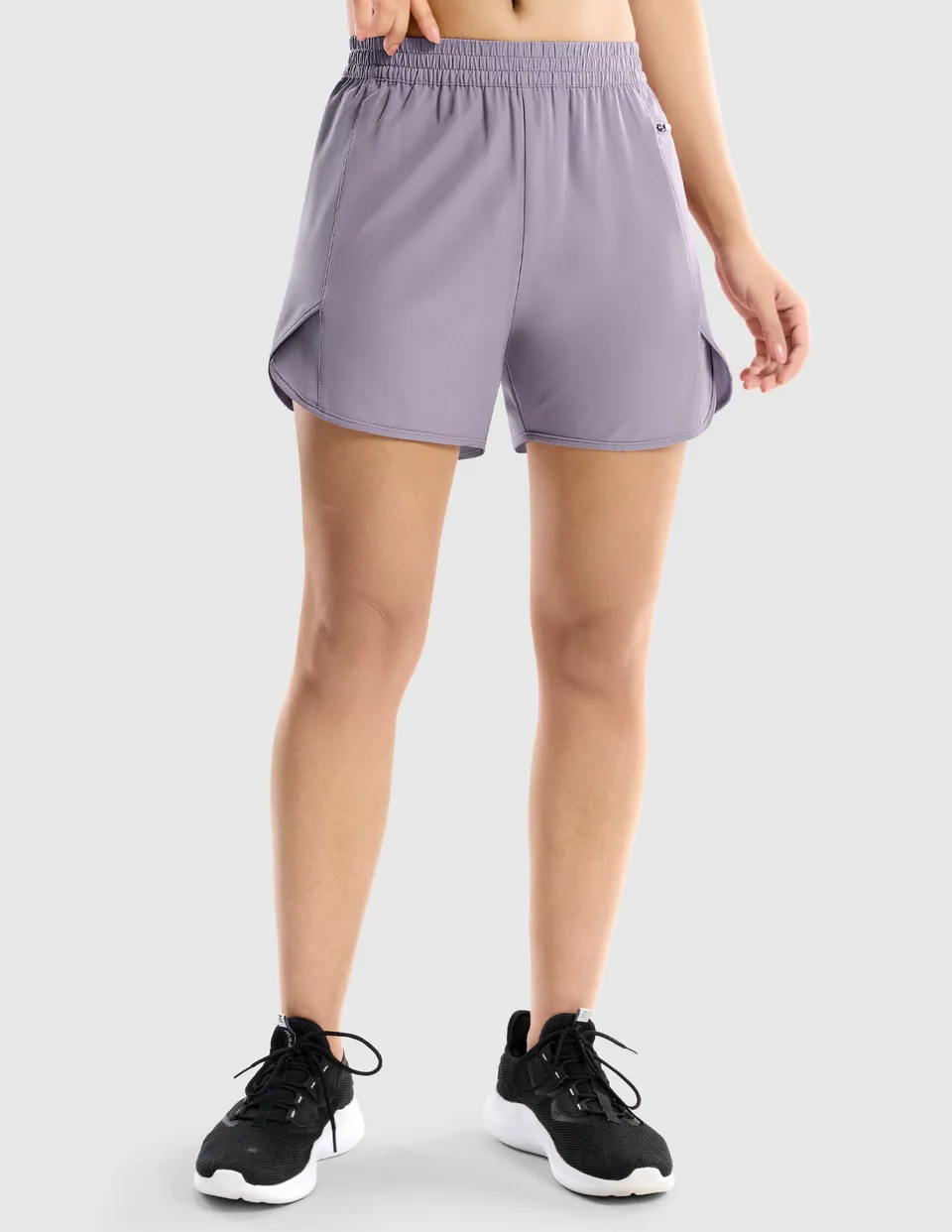 mier-sprintdry-4-women-s-running-shorts-with-secure-phone-zipper-pocket-repetek- image 1