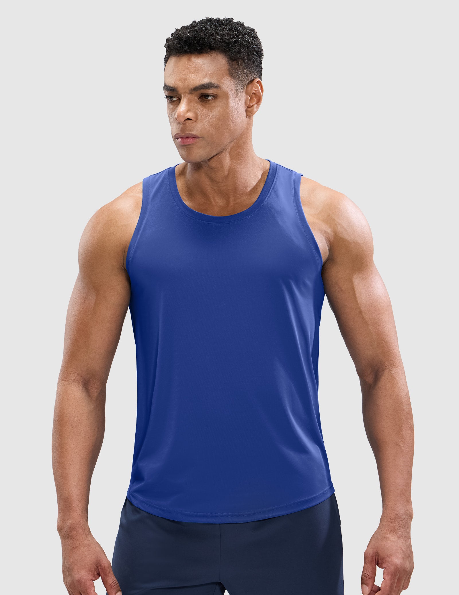 mier-breezerun-men-s-sleeveless-running-tank-quick-dry-4-way-stretch-sprintdry-w image 2