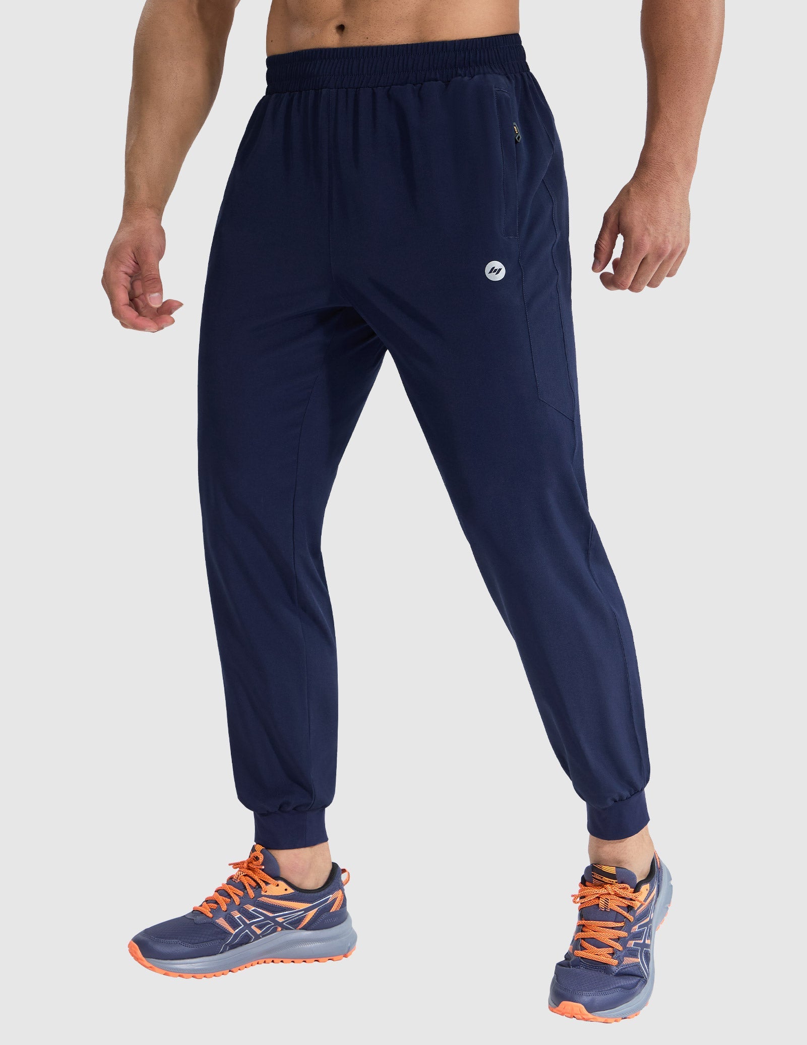 mier-men-s-sprintdry-joggers-lightweight-recycled-polyester-running-pants-with-w image 3