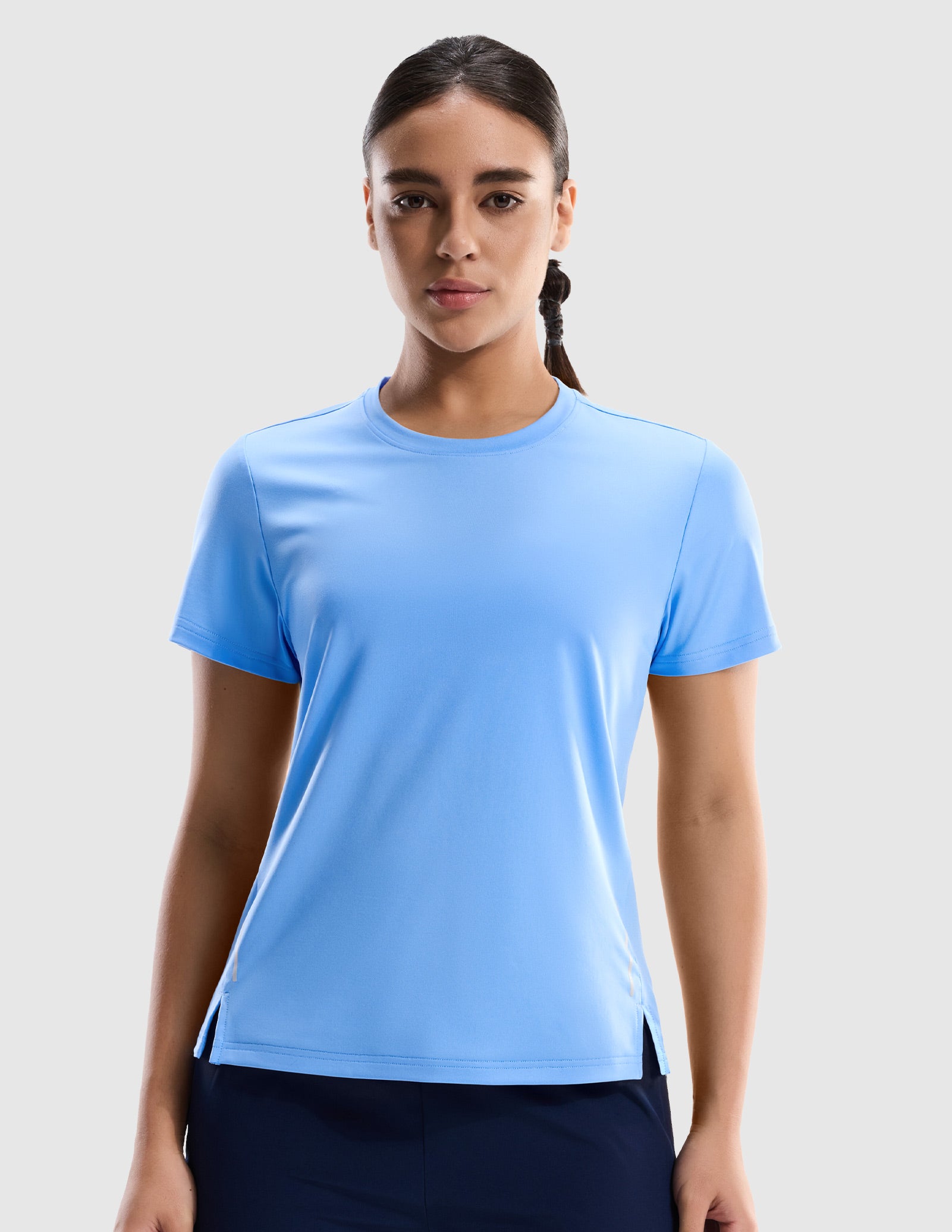 mier-coolmax-women-s-running-shirt-breathable-quick-dry-athletic-tee-92-8-poly-s image 7