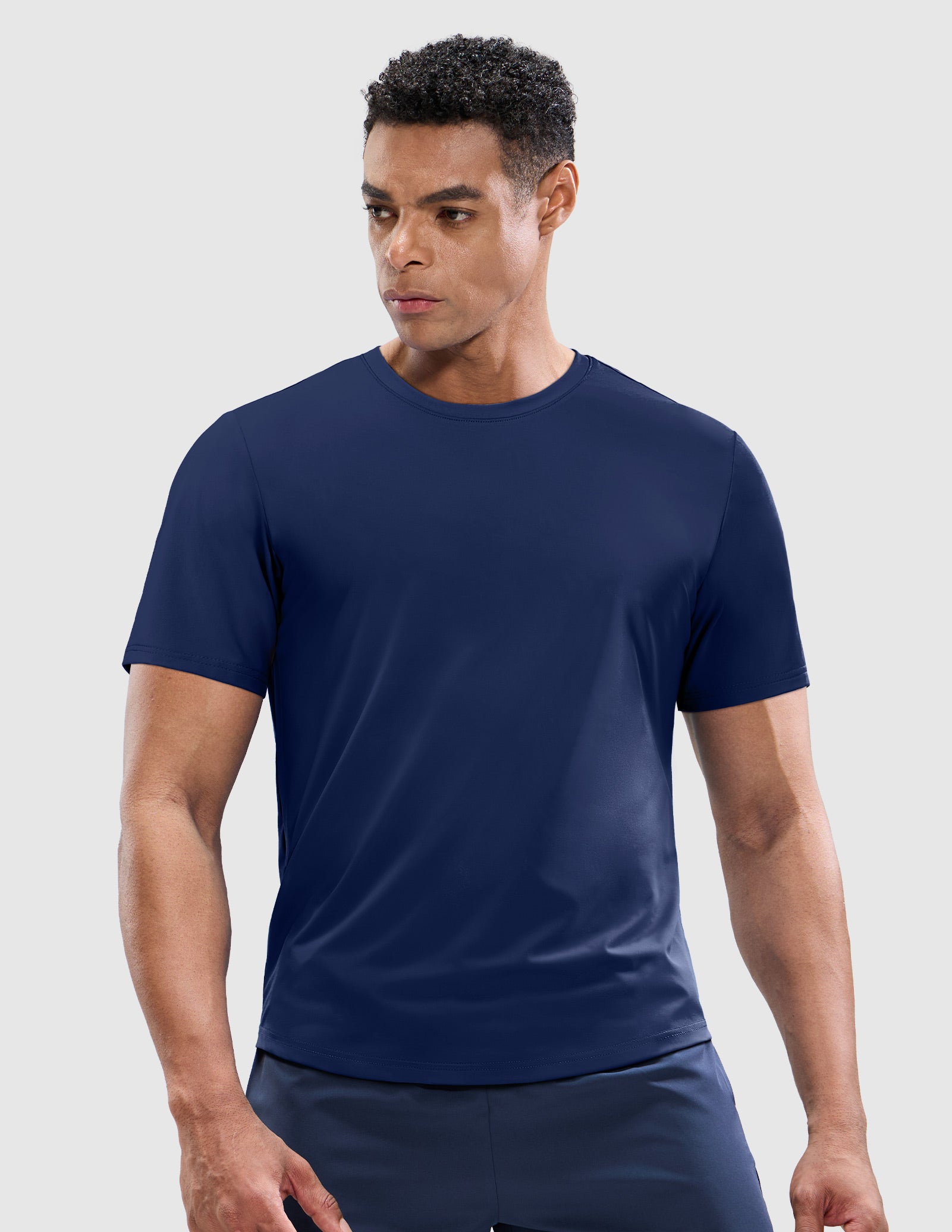 mier-breezerun-men-s-upf-50-running-t-shirt-4-way-stretch-dry-fit-tee image 3