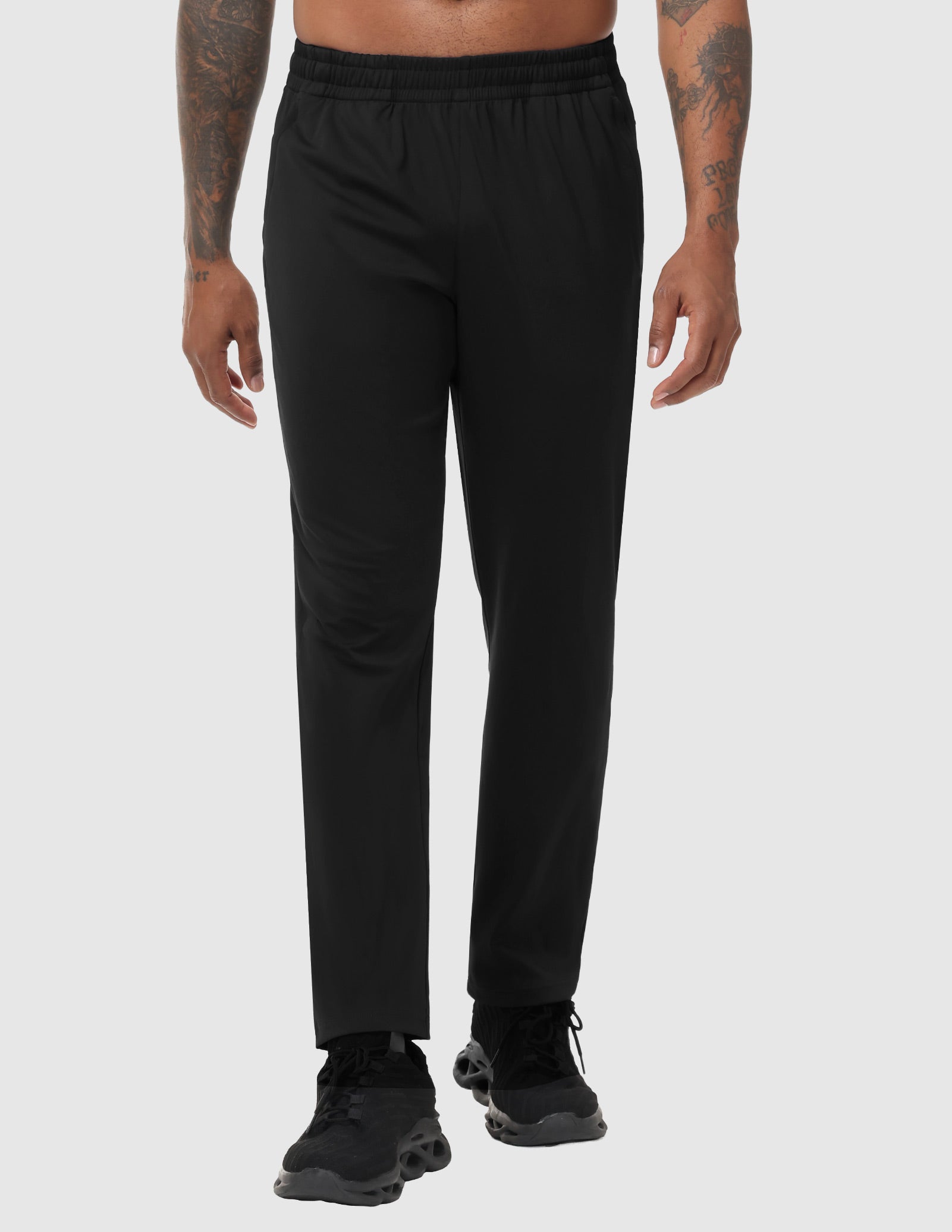 mier-men-s-lightweight-athletic-sweatpants-with-3-zipper-pockets-high-stretch-st image 8