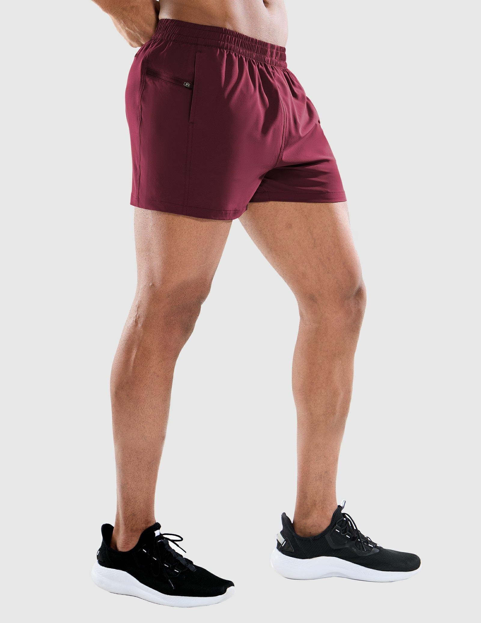 mier-pacelite-men-s-3-running-shorts-with-built-in-brief-liner image 2