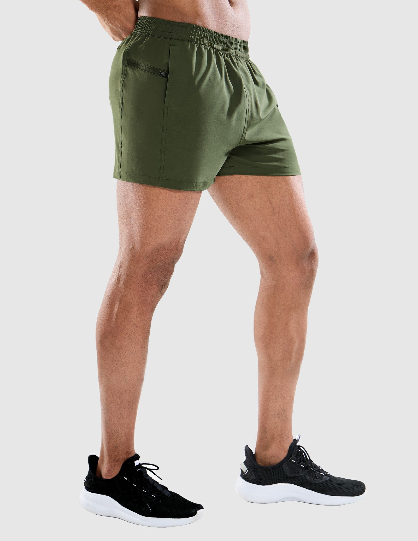 mier-pacelite-men-s-3-running-shorts-with-built-in-brief-liner image 1