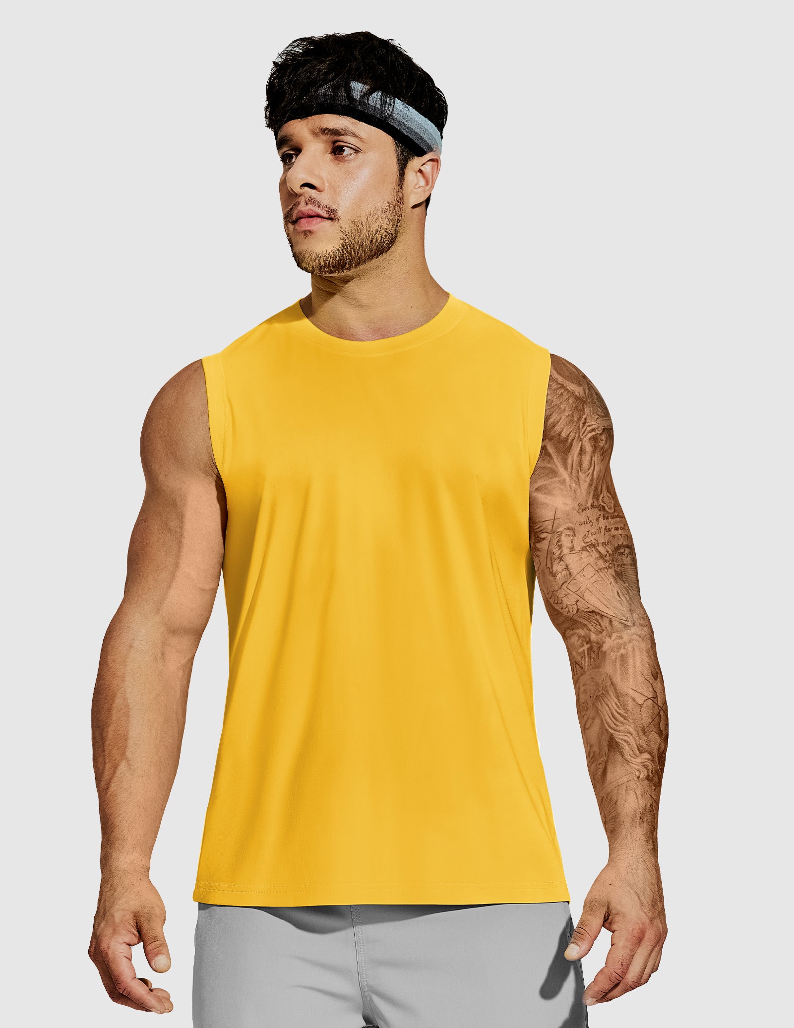 mier-breezerun-men-s-sleeveless-workout-tank-top-quick-dry-upf-50-4-way-stretch image 2