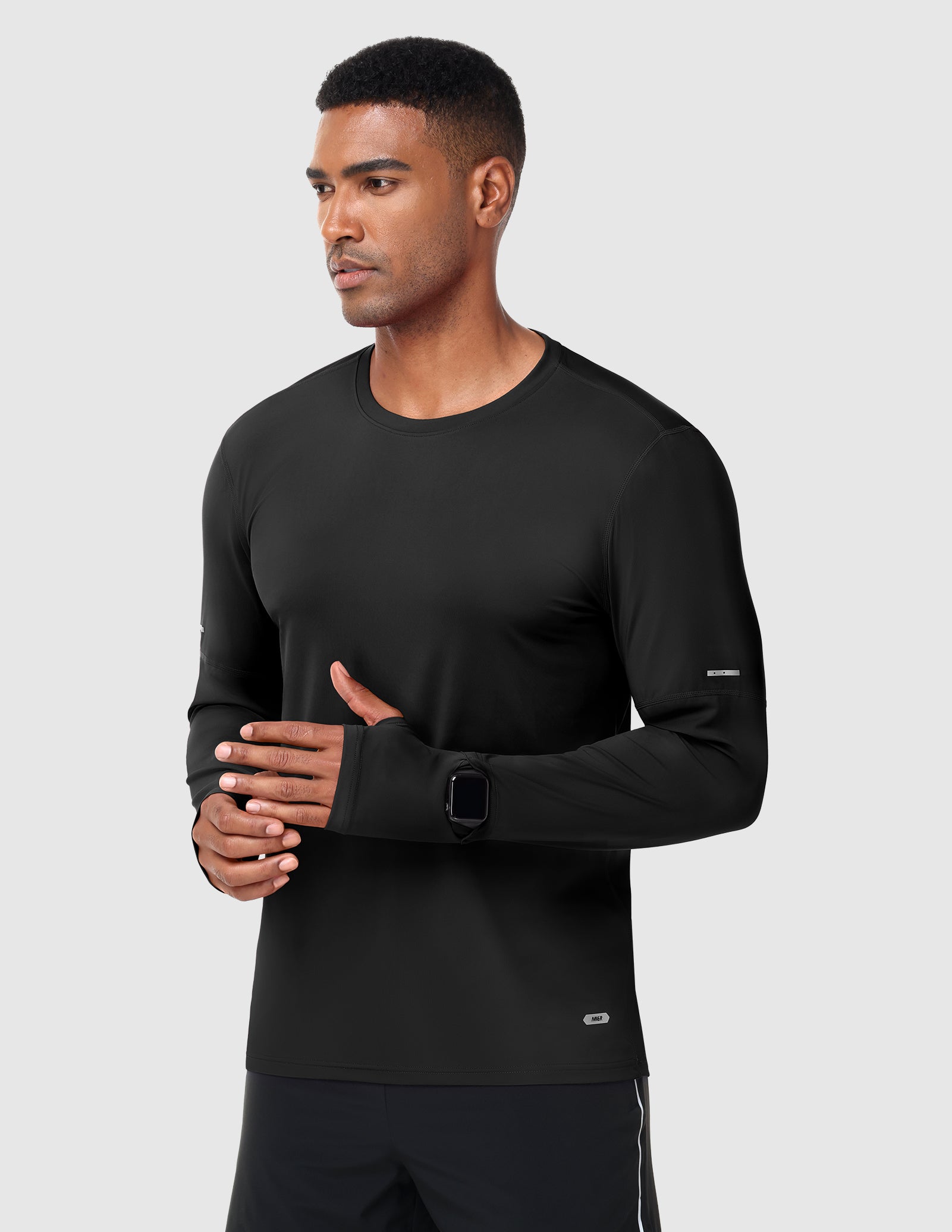 mier-breezerun-men-s-long-sleeve-upf-50-quick-dry-shirt-sun-protection-performan image 4
