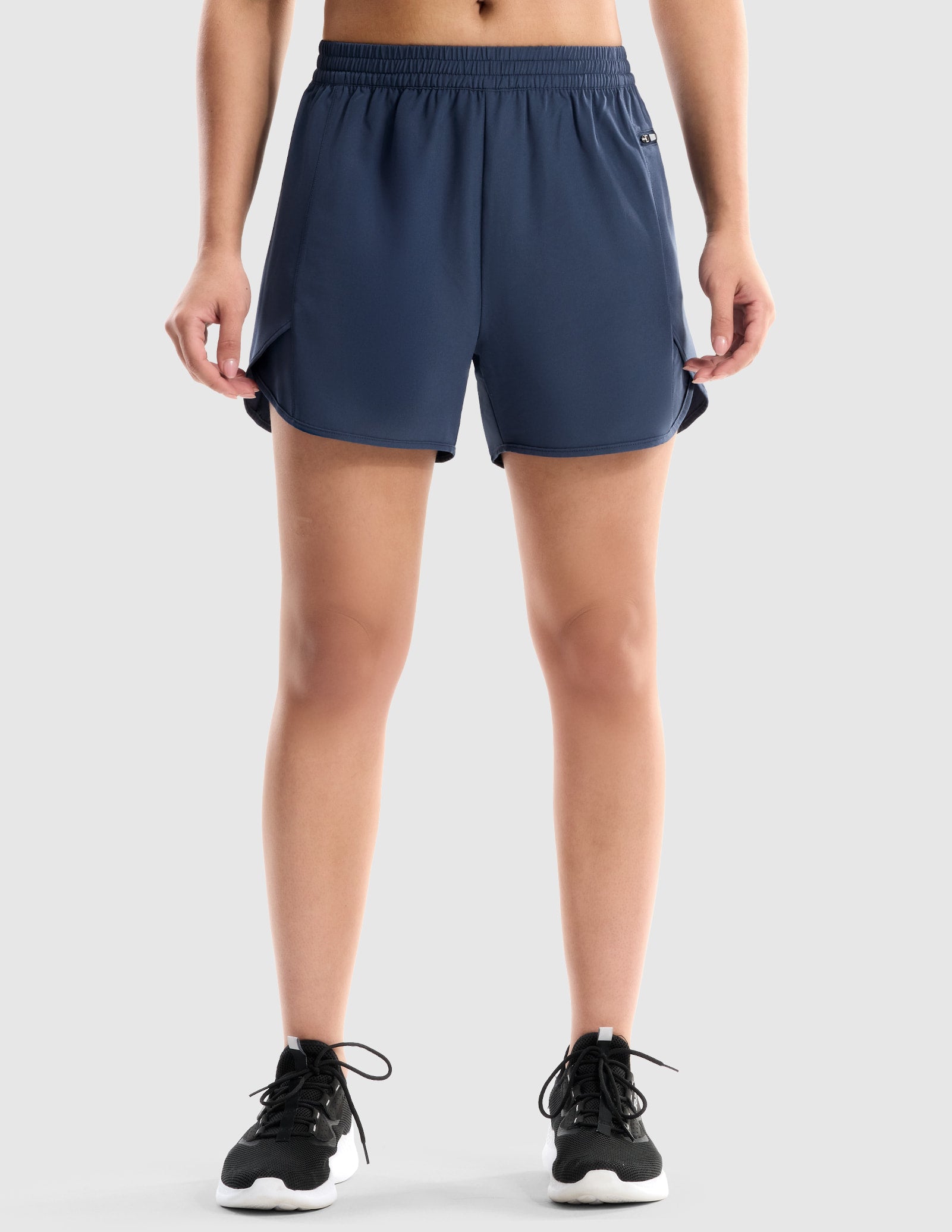 mier-sprintdry-4-women-s-running-shorts-with-secure-phone-zipper-pocket-repetek- image 2