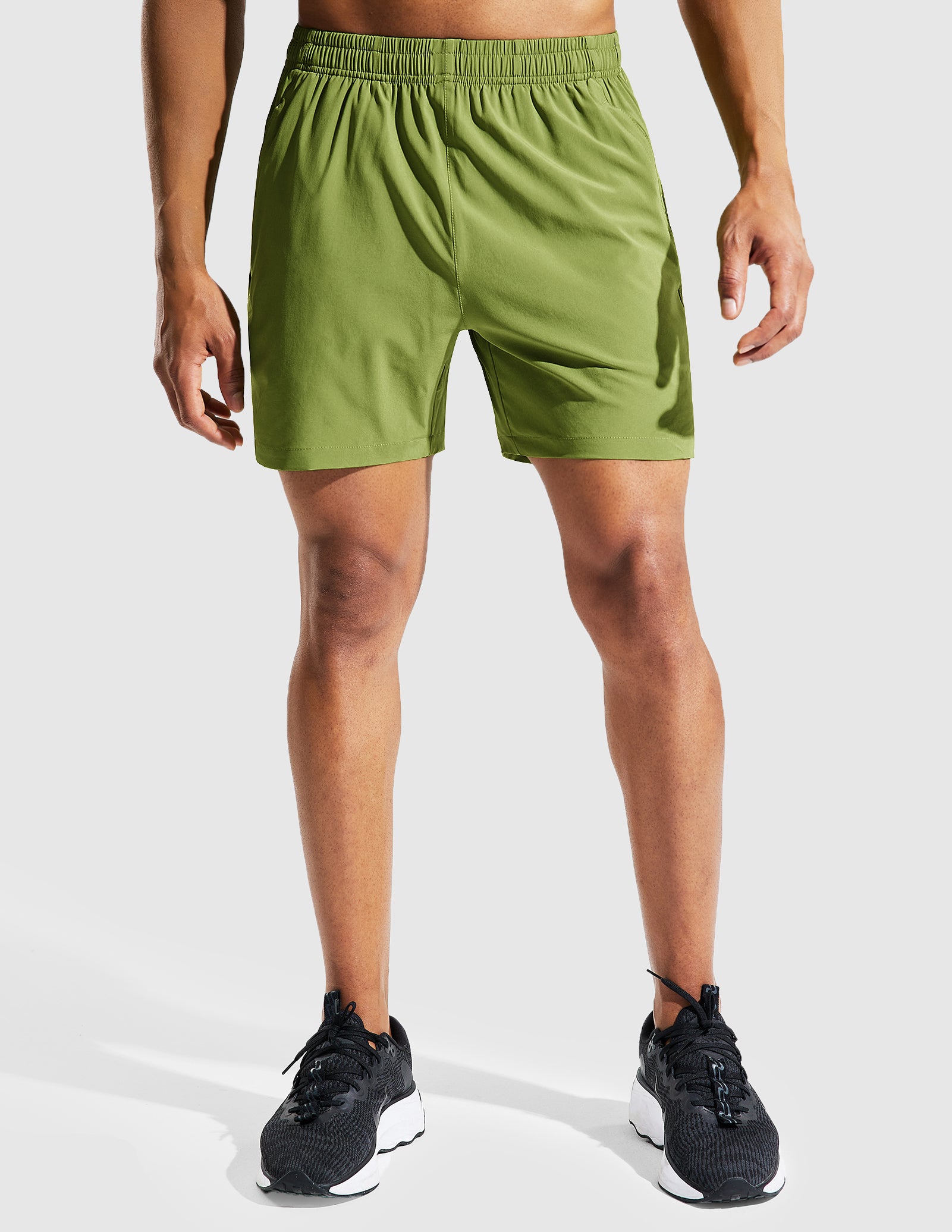 mier-pacelite-men-s-5-running-shorts-with-zipper-pockets-quick-dry-mesh-ventilat image 7