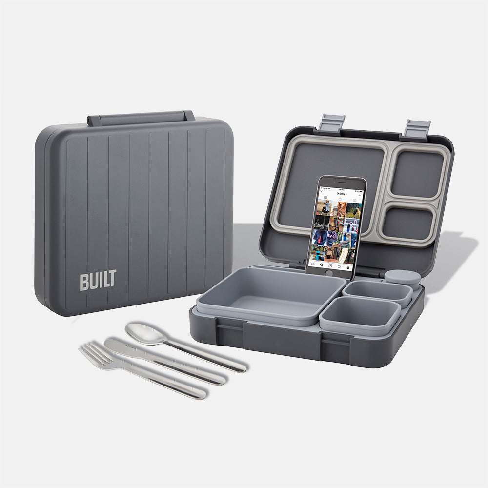 built-bento-lunch-box-with-built-in-phone-stand-3-containers-and-stainless-steel image 6