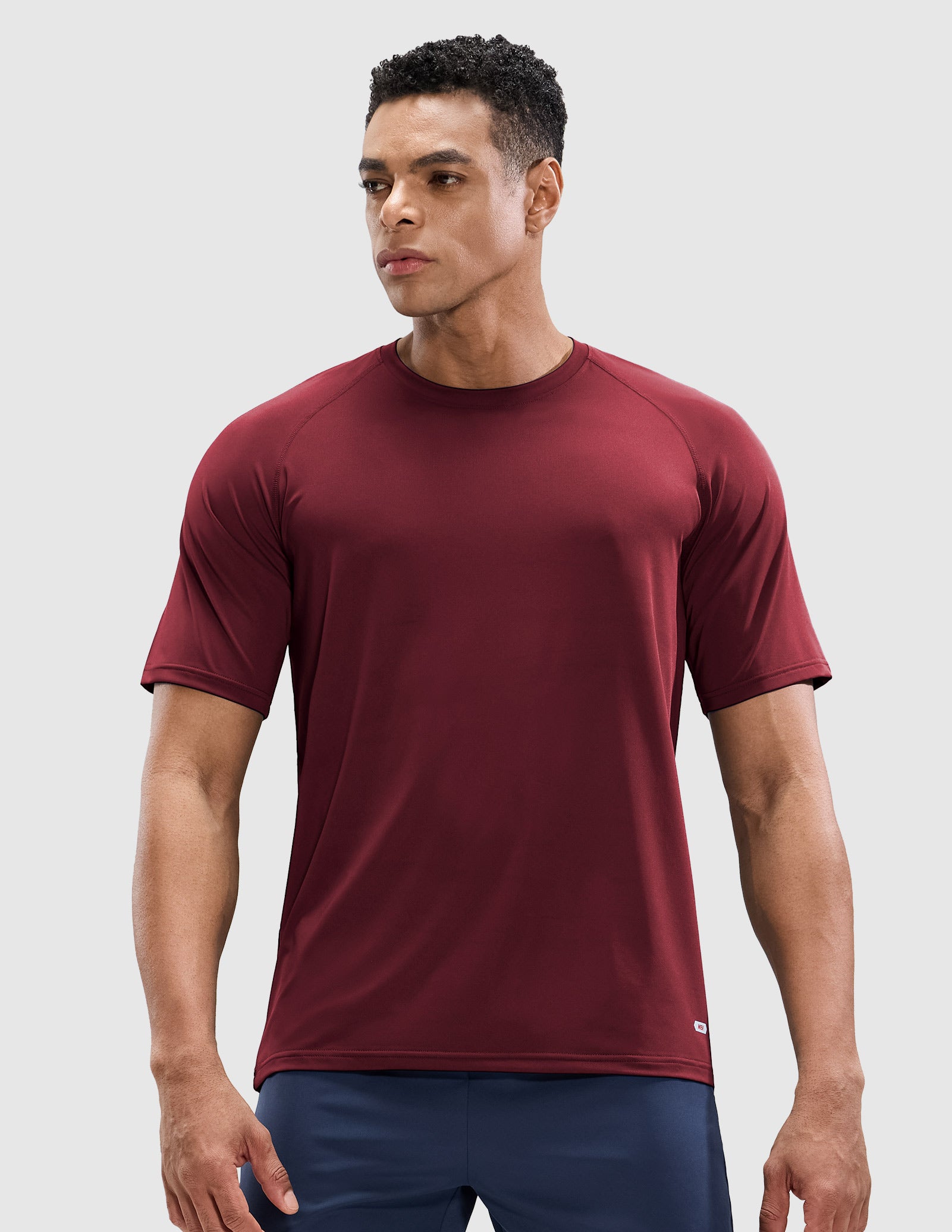mier-breezerun-men-s-athletic-t-shirt-raglan-dry-fit-stretch-workout-tee image 3