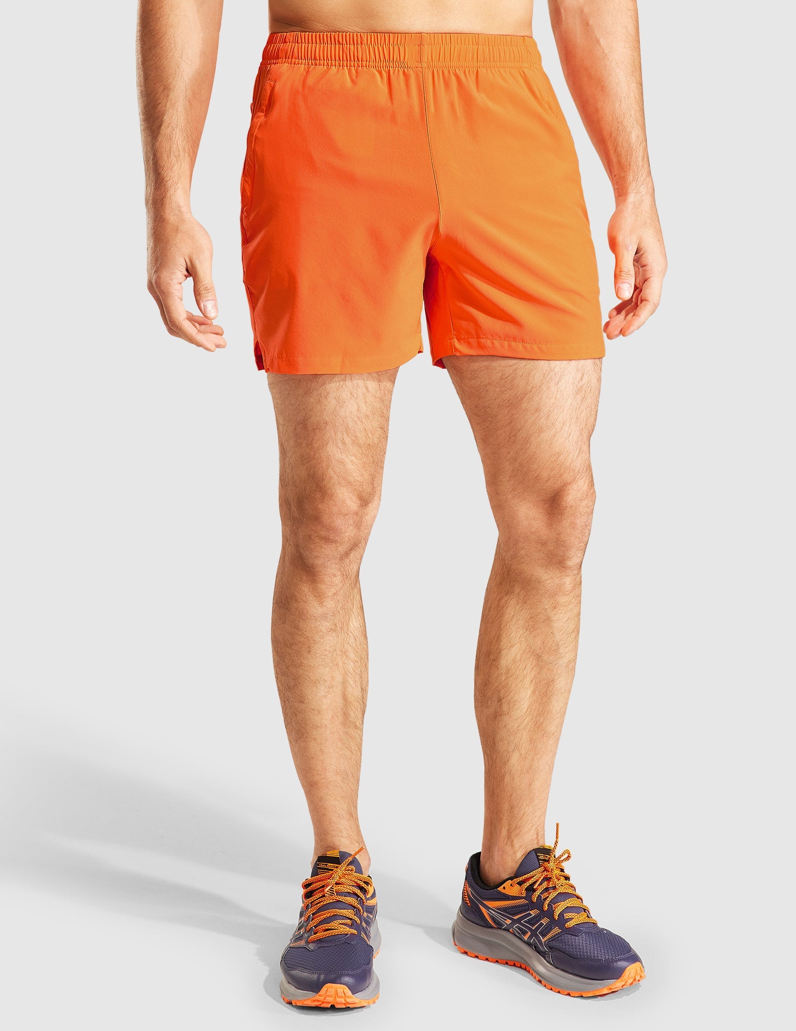 mier-pacelite-men-s-5-running-shorts-with-zipper-pockets-quick-dry-mesh-ventilat image 2