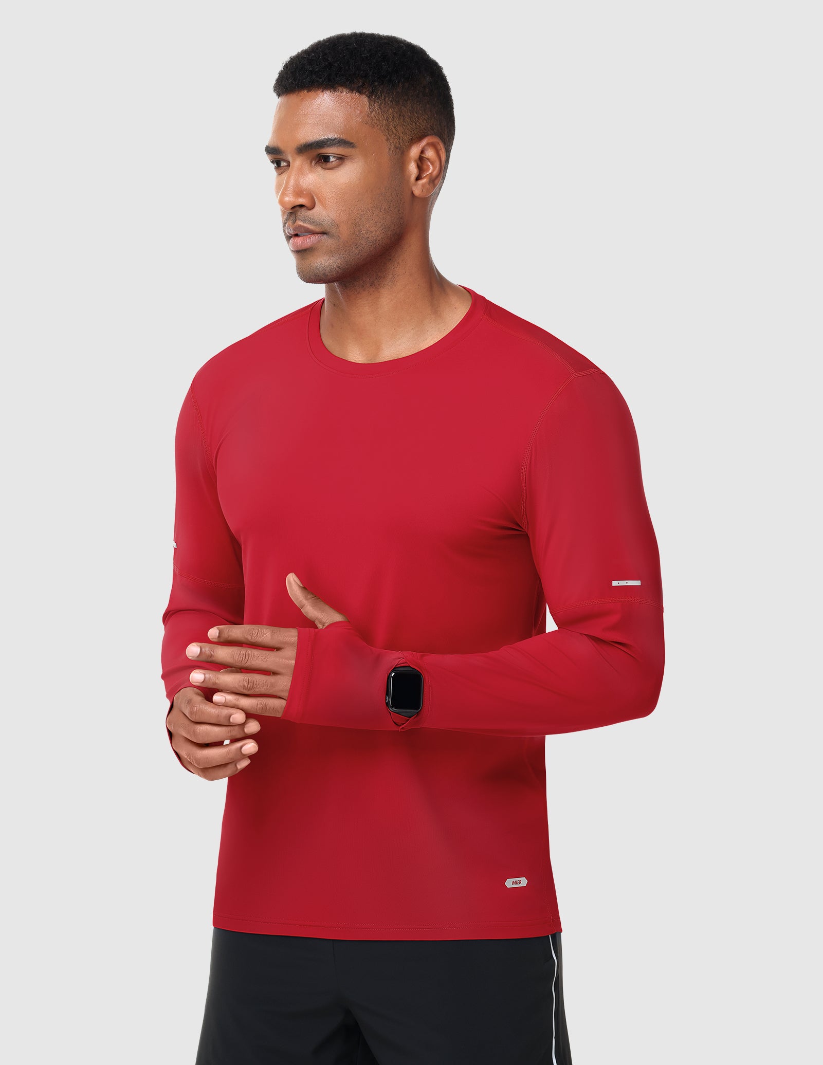 mier-breezerun-men-s-long-sleeve-upf-50-quick-dry-shirt-sun-protection-performan image 1