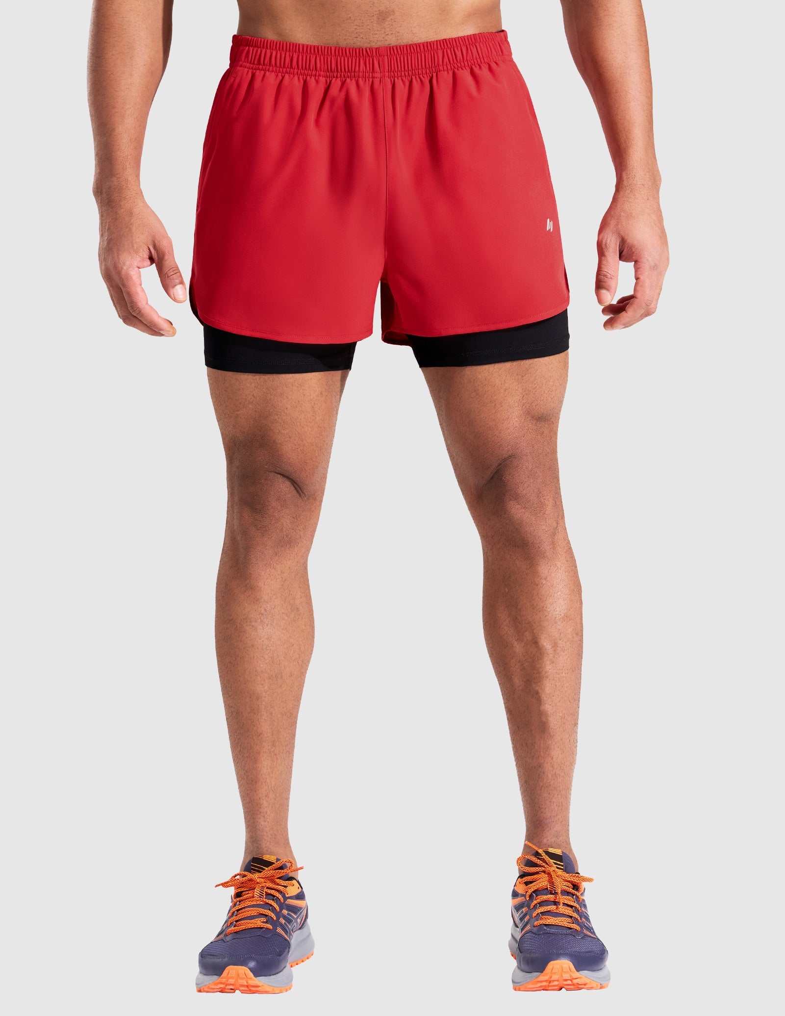 mier-sprintdry-men-s-3-2-in-1-running-shorts-with-5-compression-liner image 4