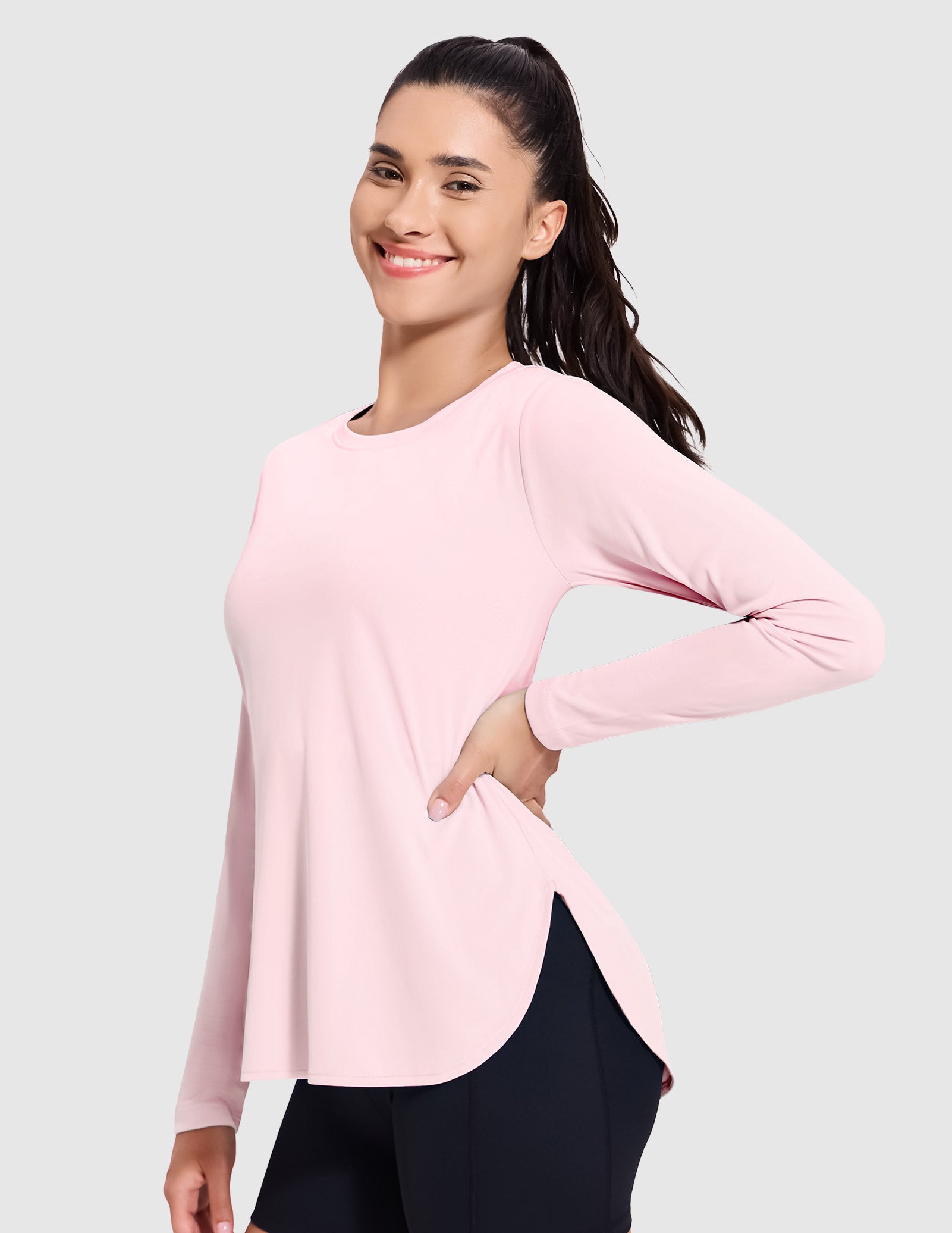 mier-repetek-tempocool-women-s-long-sleeve-running-shirt-with-upf-50 image 1
