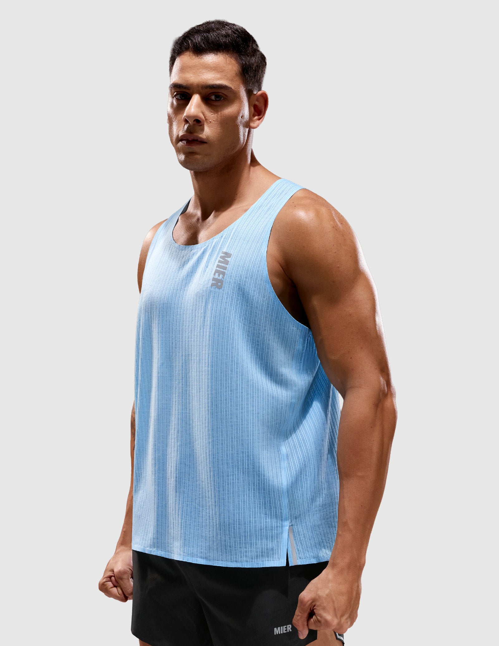mier-limitless-men-s-running-race-singlet-2-5-oz-ultralight-airmesh-race-tank image 8