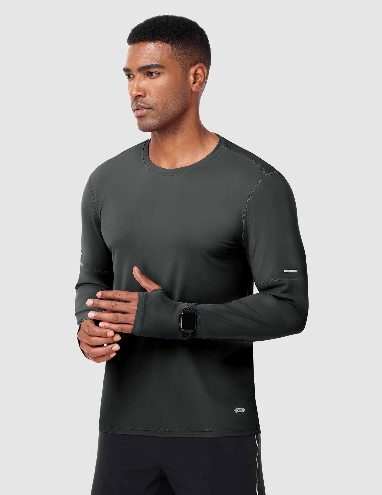 mier-breezerun-men-s-long-sleeve-upf-50-quick-dry-shirt-sun-protection-performan image 7