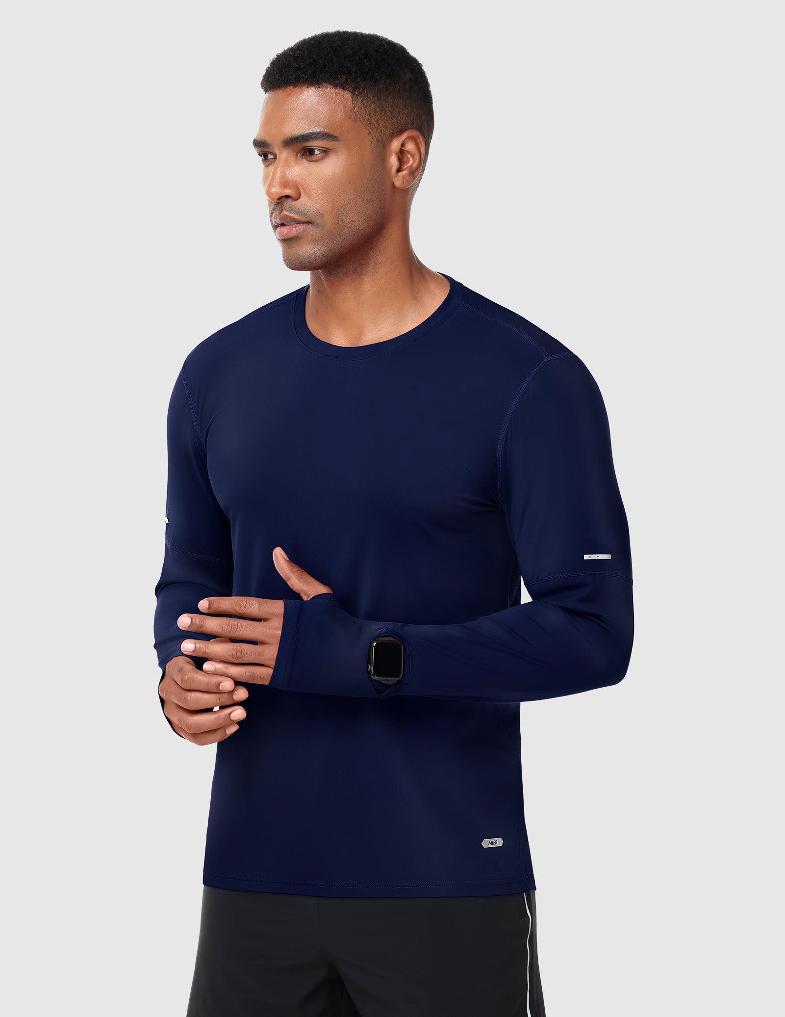 mier-breezerun-men-s-long-sleeve-upf-50-quick-dry-shirt-sun-protection-performan image 5