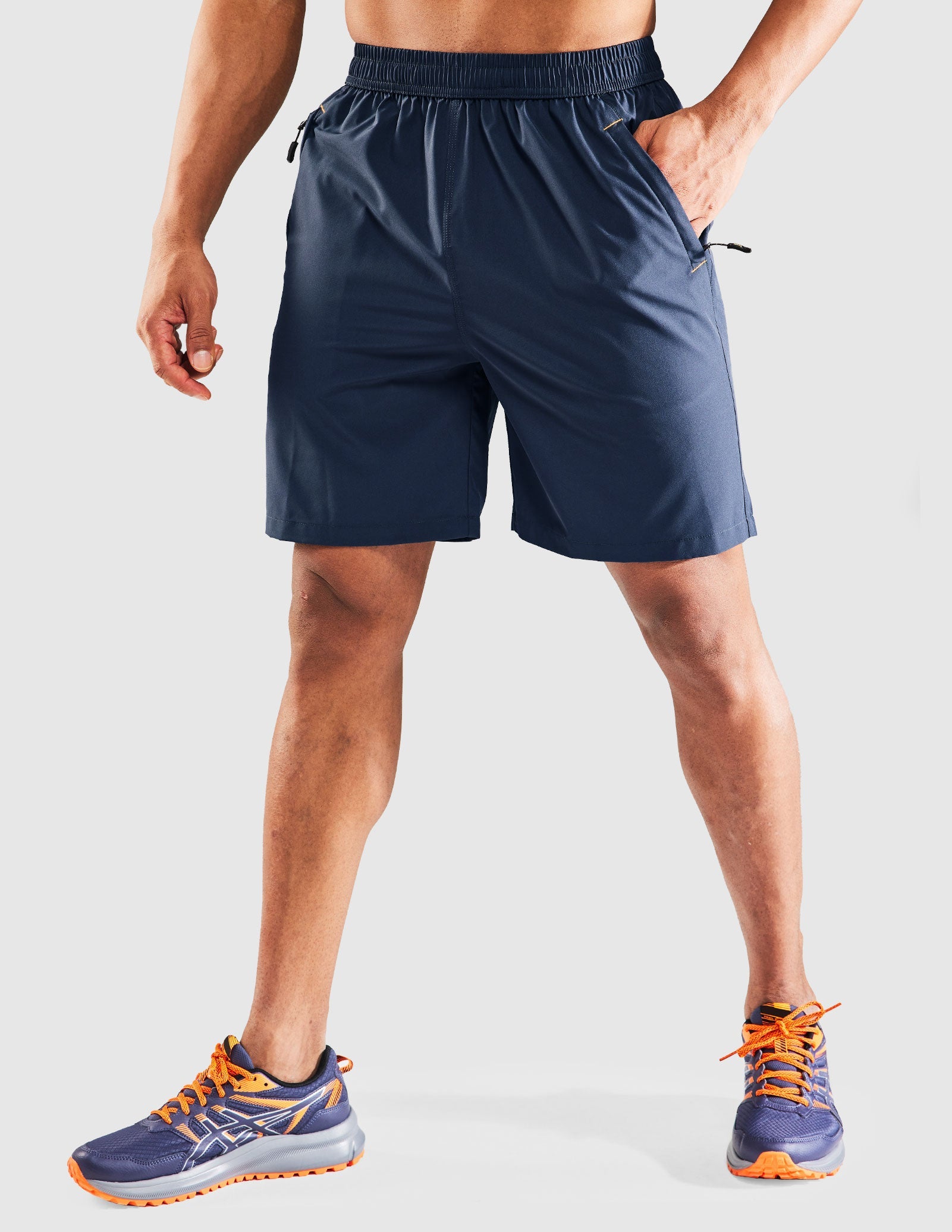 mier-men-s-sprintdry-7-inch-running-shorts-with-zip-pockets-best-seller-4-way-st image 2