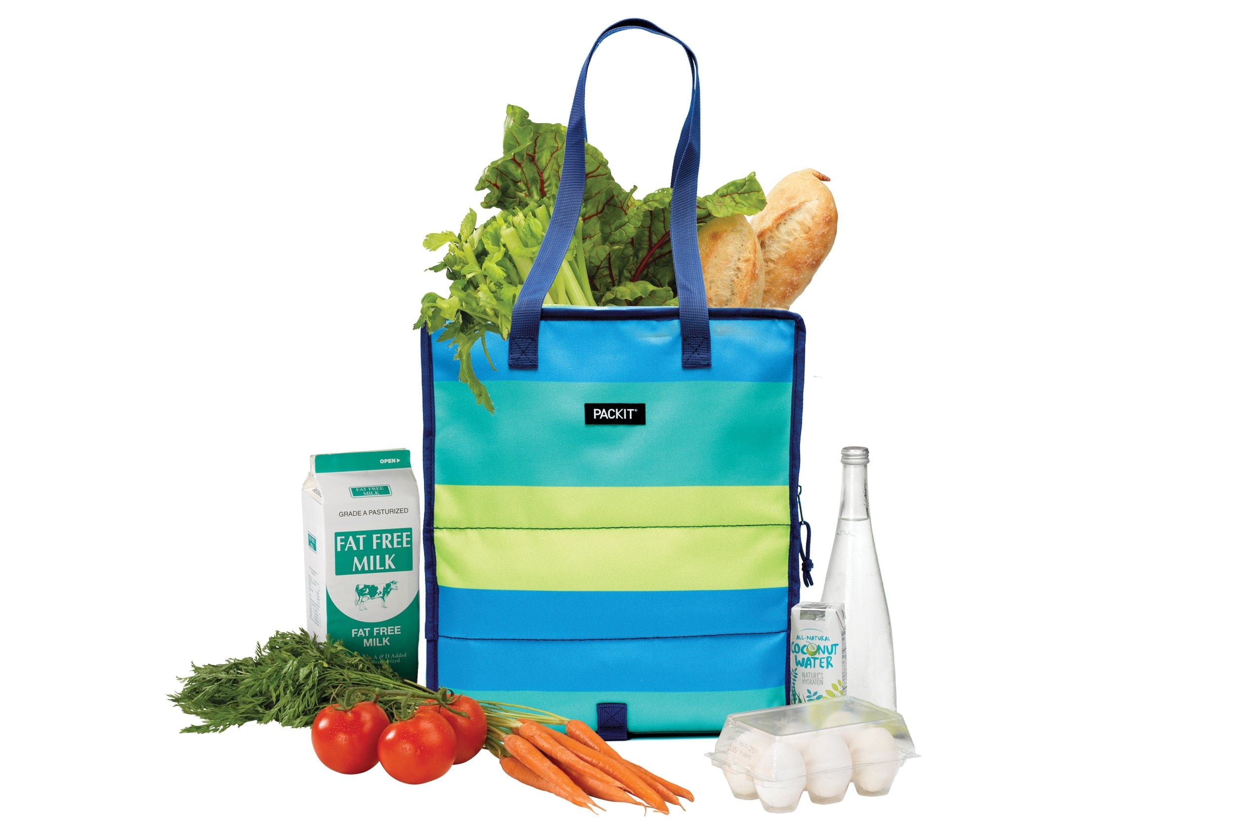 packit-freezable-grocery-tote-with-ecofreeze-built-in-cooling-in-base-and-walls- image 2