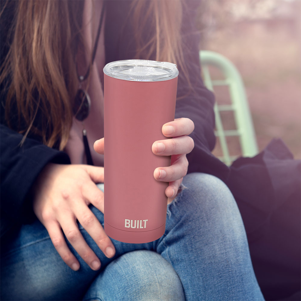 built-20oz-double-wall-stainless-steel-tumbler-one-slide-lid-cold-24-hours-hot-6 image 8