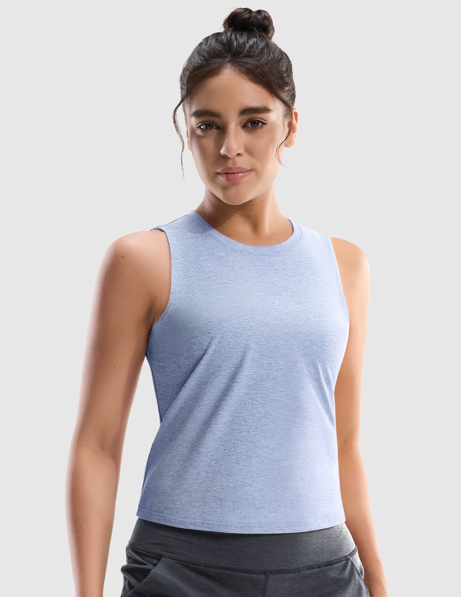 mier-x-sofort-women-s-buttery-soft-skimmer-workout-tank-top-squat-proof-high-hip image 1